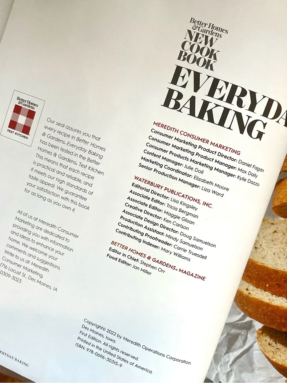 Better Homes And Gardens Everyday Baking Cookbook